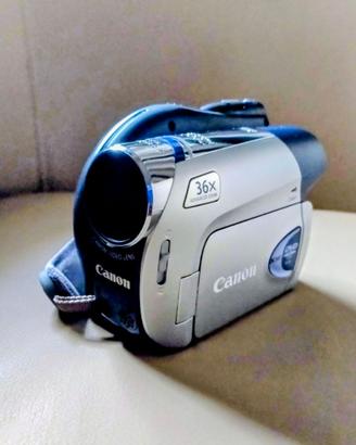 Videocamera Canon con mini DVD