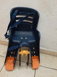 seggiolino bici posteriore e anteriore 