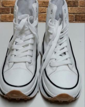 Sneakers Alte Platform Bianche taglia 38
