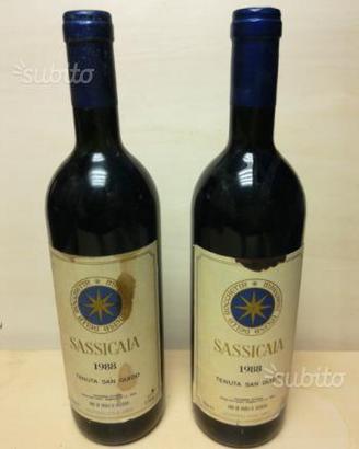 Sassicaia 1981-1985-1988