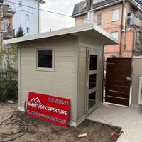 CASETTA IN LEGNO MONOFALDA 2X2