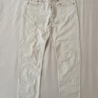 Zara Pantaloni Jeans Bianchi Vintage