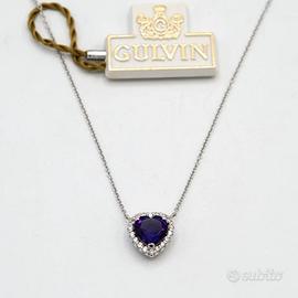 Collana G U L V I N orobianco18kt e diamanti A.501