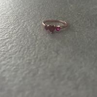 Anello Trilogy Silver Rainbow Argento Rosa Cubic