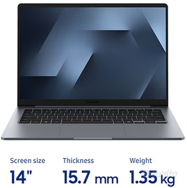 Notebook Samsung Galaxy Book 6 14" Core 5
