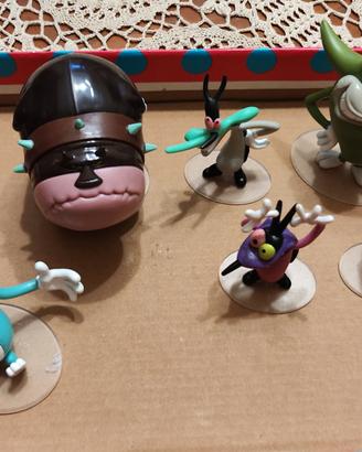 oggy e gli scarafaggi, personaggi miniature 