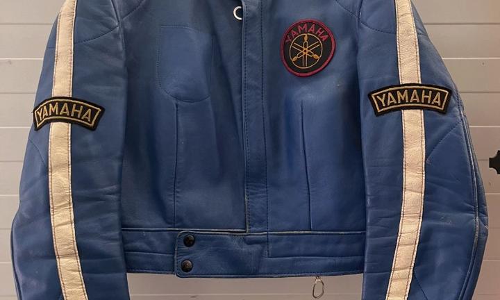 Giubbotto pelle moto donna Yamaha