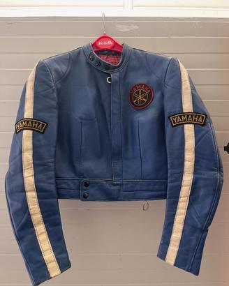 Giubbotto pelle moto donna Yamaha