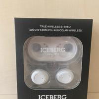 Tws m12 earbuds wireless stereo iceberg bianco