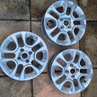 cerchi in lega da 14 originali panda 