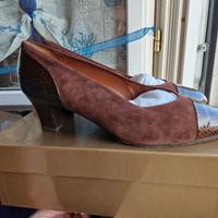 scarpe décolleté donna vero cuoio n.39