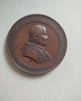 Medaglia di papa Pio IX 1877 - 50° episcopato