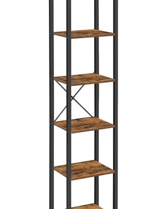Scaffale Libreria a 6 ripiani – stile industriale