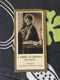 Santino di San Gabriele  dell‘Addolorata 1920