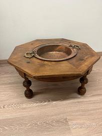 Tavolo camino " Spagnolo " ottagonale