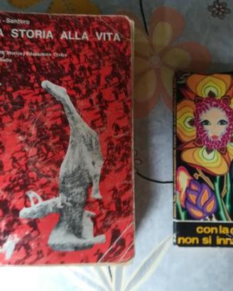 Libri di scuola anni '60 -' 70
