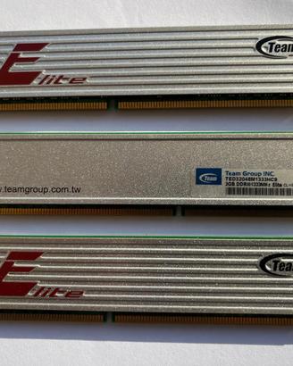 RAM DDR III Team Elite da 2 Gb