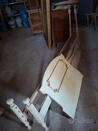 letto singolo vintage shabby chic