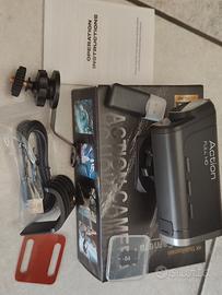 Action Cam doppia fotocamera 4K da casco /moto Nuo