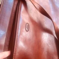 Elegante borsa 24 ore in vera pelle-made in Italy