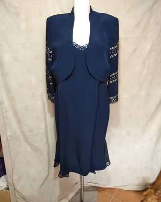 Completo cerimonia musani couture blu navy