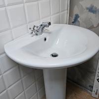 lavandino in ceramica serie Hidra