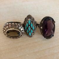 Anelli argento 925 con pietre