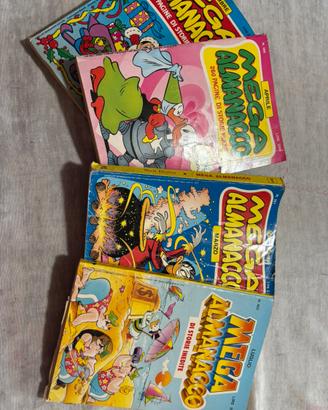 Lotto 4 Fumetti Mega Almanacco Disney