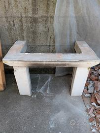 struttura prefabbricata per caminetto