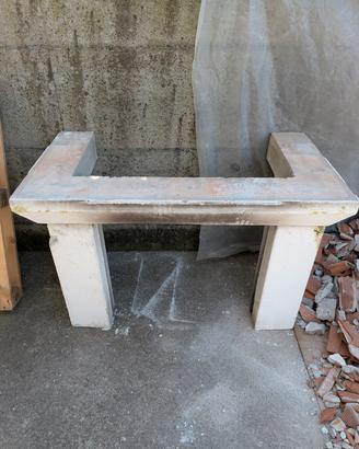 struttura prefabbricata per caminetto