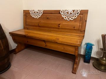 Panca legno artigianale