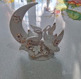 Cigni su luna Capodimonte
