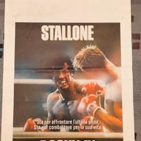 Locandina Rocky 4 Rocky IV Prima Edizione 1986