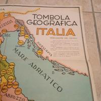tombola geografica vintage anni 20