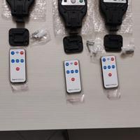 Faretto da giardino con telecomando 