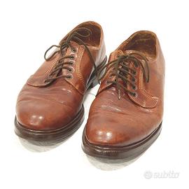 Scarpe uomo Nicól stringate in pelle marrone tg 43