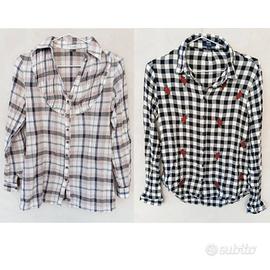 Set due camicie donna, Kiabi, Zuiki, tg S, tartan