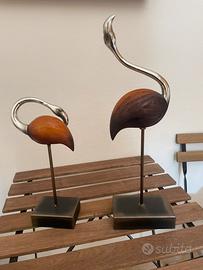 Set di 2 sculture da tavolo