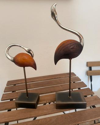 Set di 2 sculture da tavolo