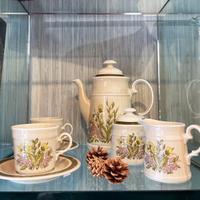Servizio Tè/Caffè in Ceramica Floreale