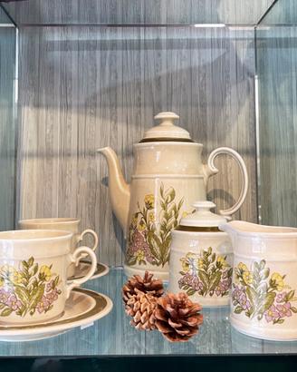 Servizio Tè/Caffè in Ceramica Floreale