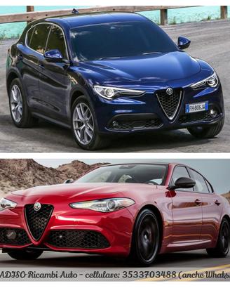 Ricambi alfa romeo stelvio-giulia 2012-2023