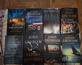 8 libri John Grisham come nuovi