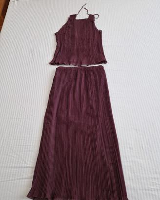vestito bordeaux 