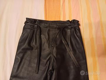 Pantalone vintage vera pelle anni 70