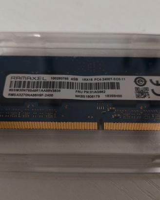 Ramaxel Ram DDR4 SO-DIMM 4Gb 2400MHz