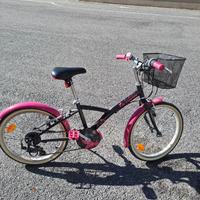 Bicicletta Btwin 20 pollici per bambina con marce