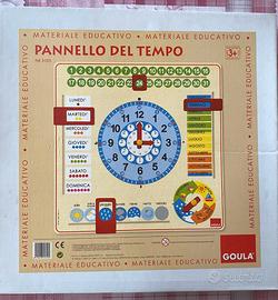 Pannello del tempo - Orologio calendario didattico - Tutto per i