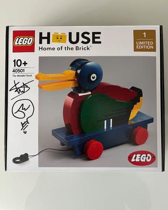 Lego House 40501 Wooden Duck autografata