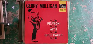 vinile " Reunion with Chet Baker"  Gerry Mulligan